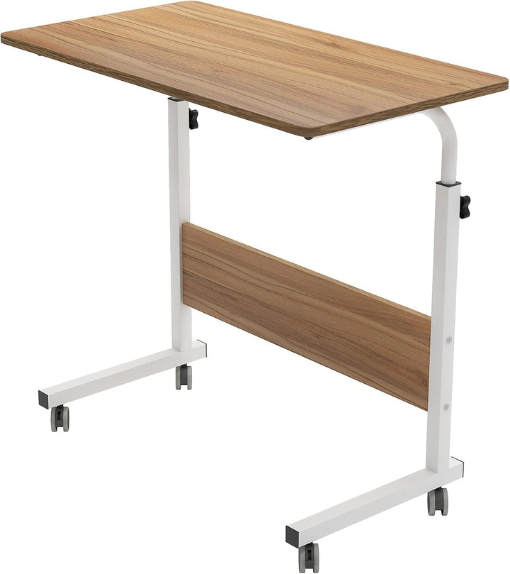 sogesfurniture höhenverstellbar Laptoptisch Laptopständer Computertisch mit Rollen, mobiler Beistell