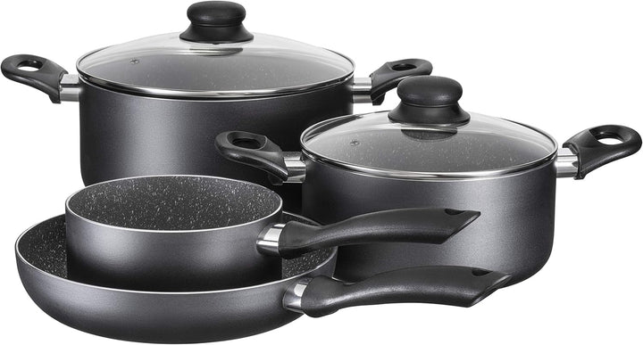 MÄSER 931727 Serie Izar, Kochtopf-Set mit Premium-Antihaftbeschichtung, geeignet für Induktion, enth