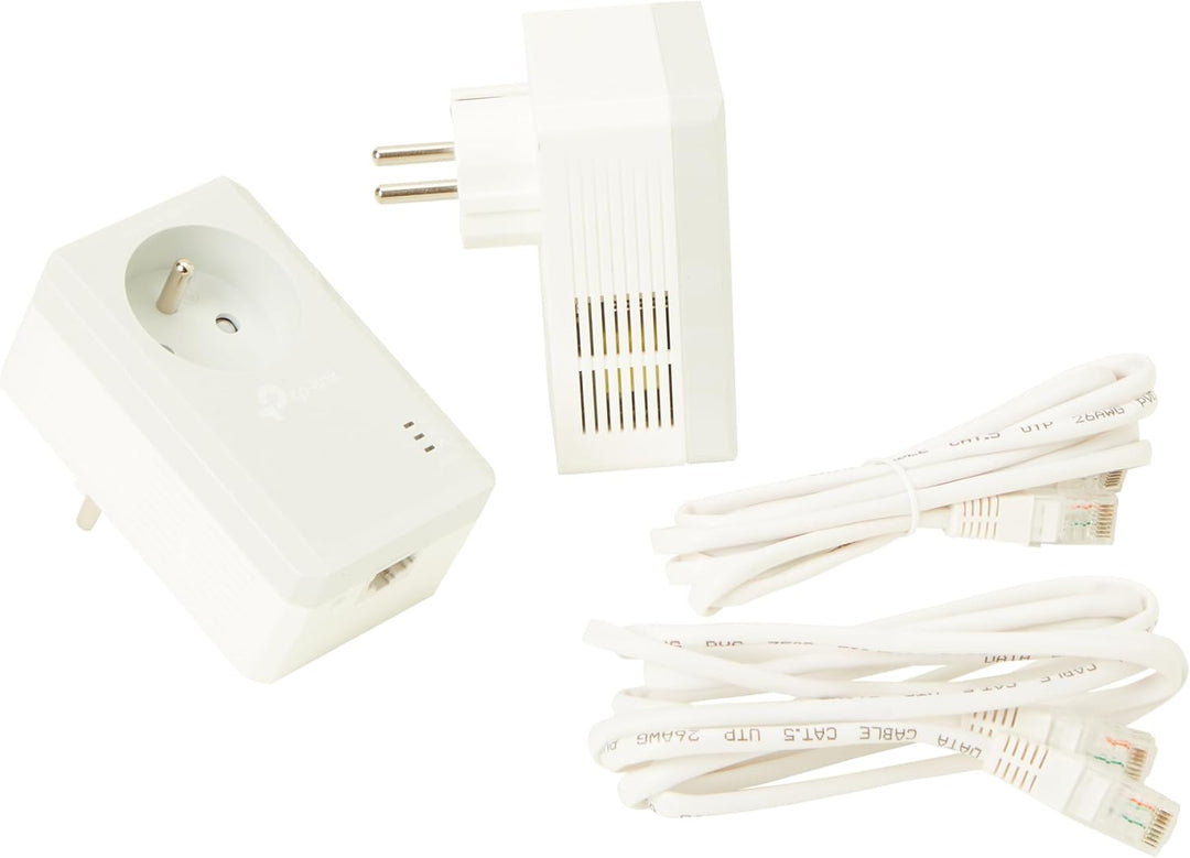 TP-Link CPL AV600 (600-Mbit/s-Debit), 1 Port Fast Ethernet, integrierte französische Version von Pri