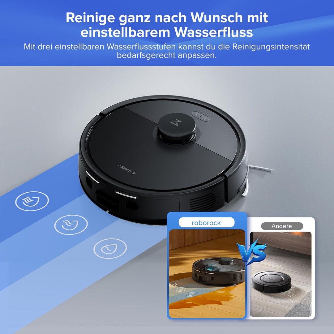 roborock Q7 L5+ Saugroboter mit Wischfunktion, Automatischer Staubentleerung, Dual Anti-Tangle Syste