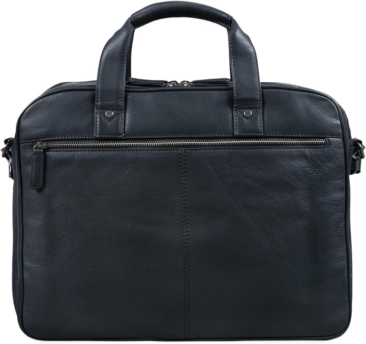 STILORD 'Remus' Ledertasche Umhängetasche Leder Aktentasche Gross 15,6 Zoll Laptoptasche abnehmbarer
