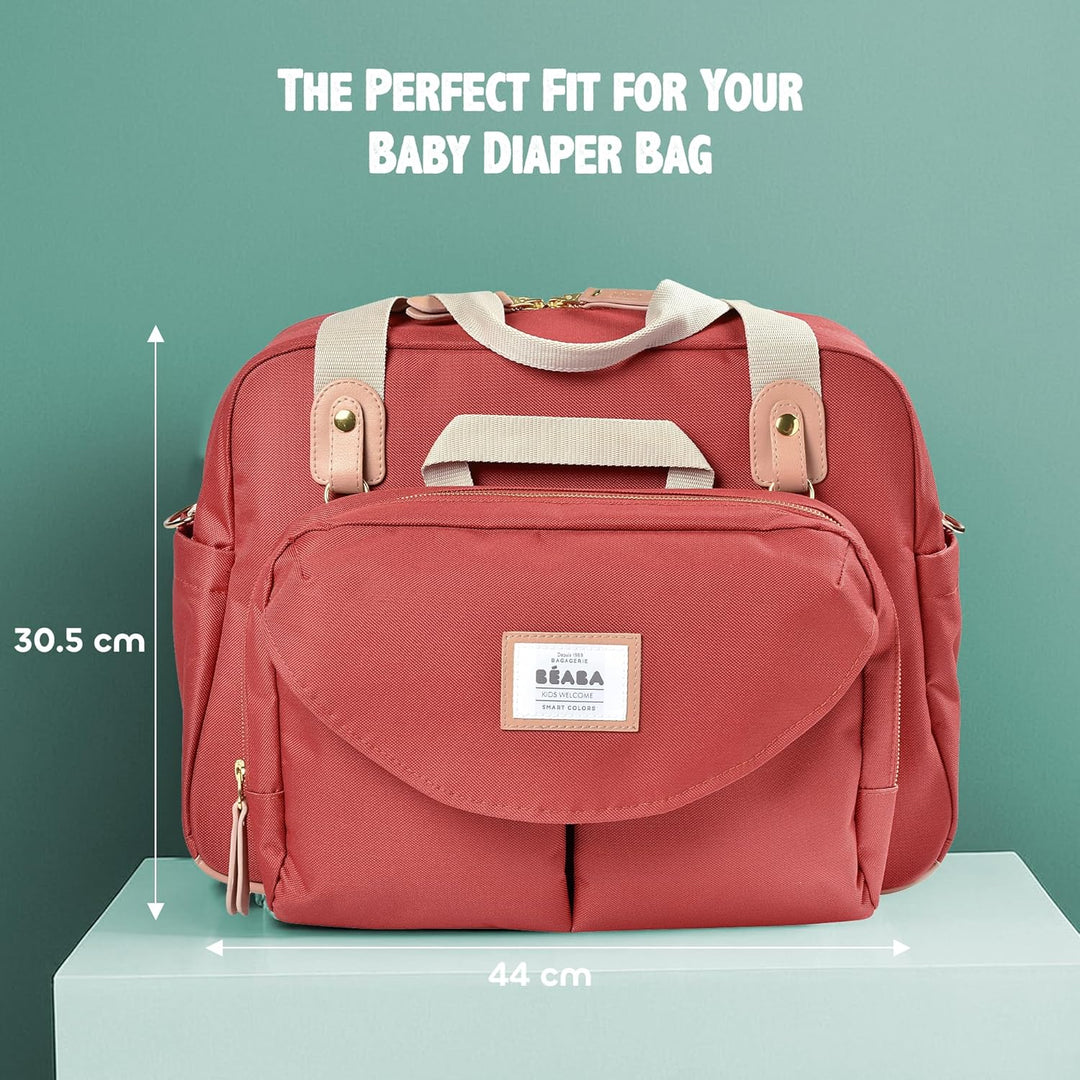 Béaba – Wickeltasche Genève II – Modulierbar, vielfältige Staumöglichkeiten – Vordertasche, Wickelun