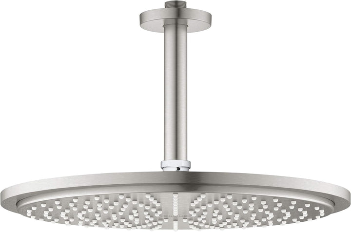 Grohe Rainshower Cosmopolitan 310 Kopfbrauseset Deckenauslass 142 mm, 26067DC0 Supersteel Deckenausl