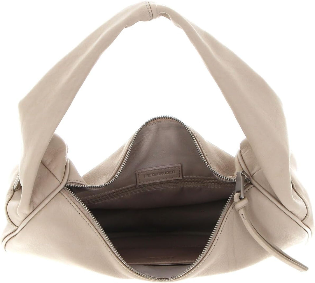 FREDsBRUDER Bobonia Schultertasche Leder 34 cm Marble, Marble