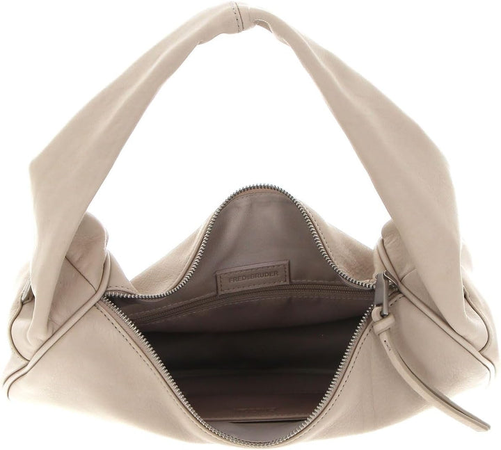 FREDsBRUDER Bobonia Schultertasche Leder 34 cm Marble, Marble