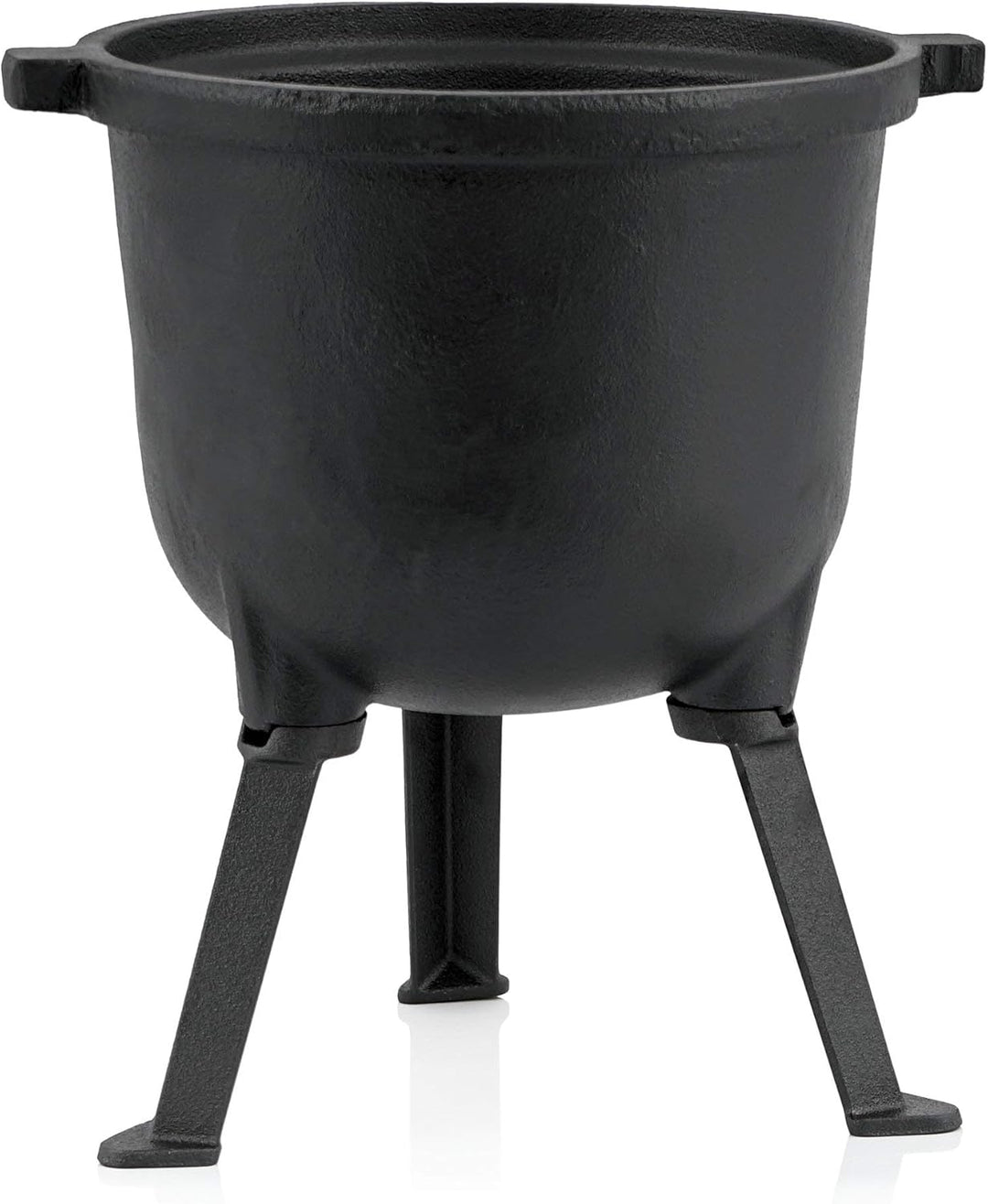 BBQ-Toro Zauberkessel "Wizard" | Kochtopf aus Gusseisen | Gusstopf mit drei Beinen, Deckel, Bügel un