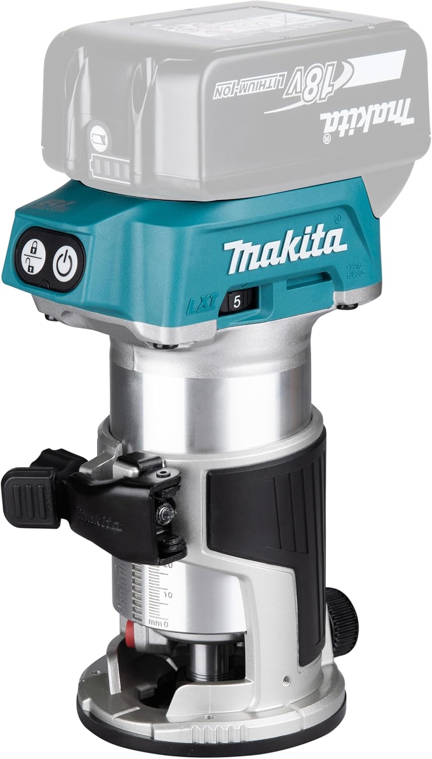 Makita DRT50ZJX2 Multifunktionsfräse 18V (ohne Akku, ohne Ladegerät) Single Basic, Single Basic