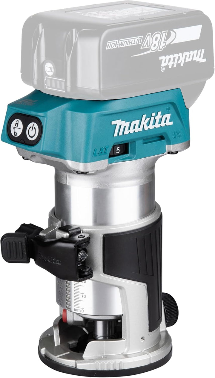 Makita DRT50ZJX2 Multifunktionsfräse 18V (ohne Akku, ohne Ladegerät) Single Basic, Single Basic