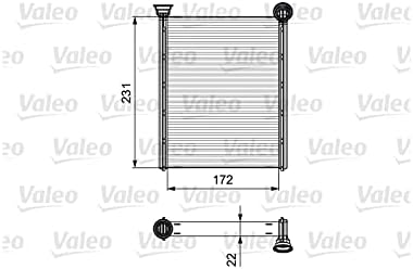 Valeo Wärmetauscher Innenraumheizung 811534