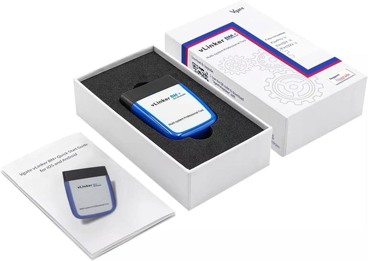 vLinker BM+ OBD2 Bluetooth Diagnose Scan Tool, OBDII Autoscanner für iOS, Android, und Windows - Gem