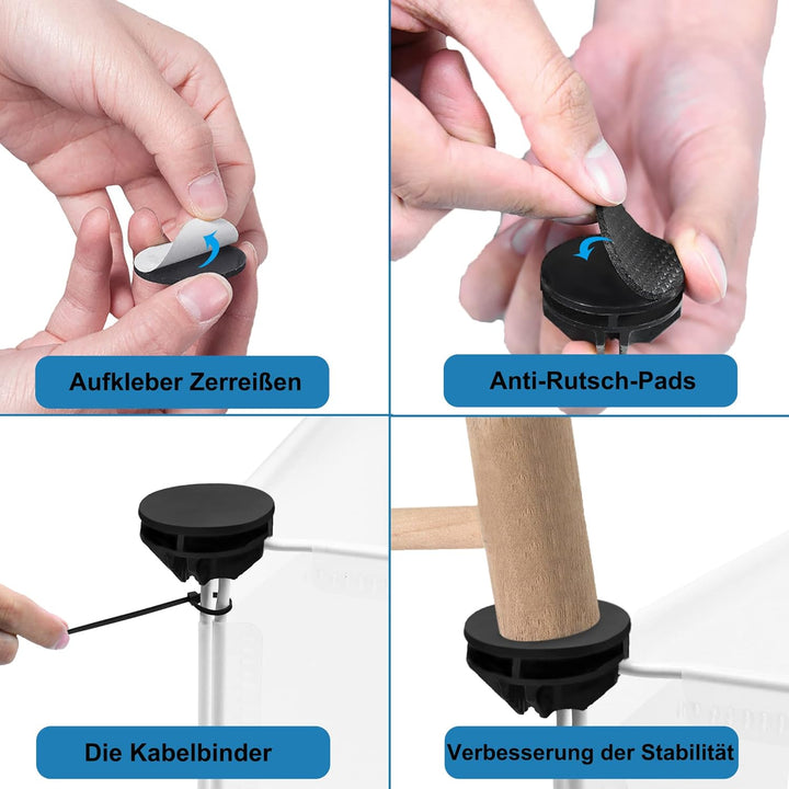 Freigehege Gittergehege für Kaninchen, Meerschweinchen Käfig Gehege, Kleintierkäfig inkl. Tür, Welpe