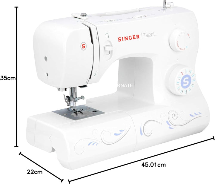 SINGER SMC3323/00, stichs, Weiss, 22 x 45 x 35