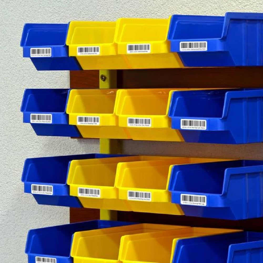 Avery L4773-20 Robuste Laseretiketten ( 24 Stück pro Blatt, 63,5 x 33,9 mm) 480 Etiketten weiss