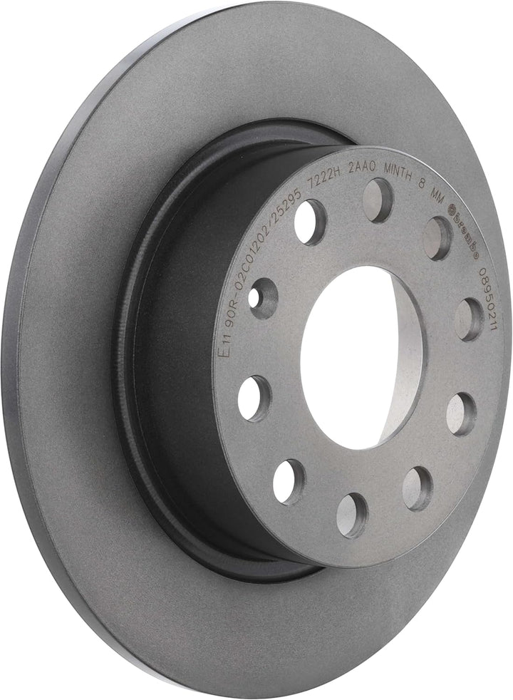 Brembo 08.9502.11 Hintere Bremsscheibe mit UV Lackierung, Anzahl 2