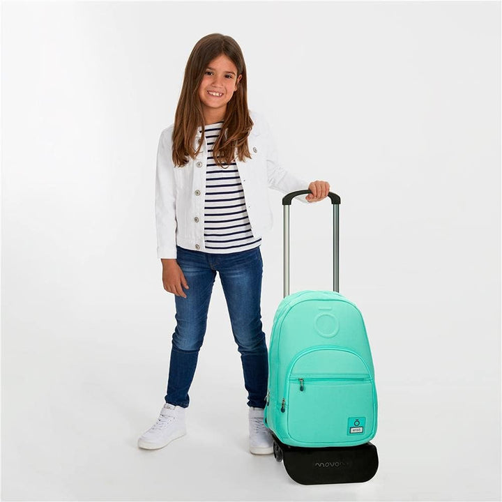 Enso Basic Rucksack mit Trolley Grün 32x46x15 cms Polyester für 15,6"-Laptop 22.1L Türkis Rucksack +