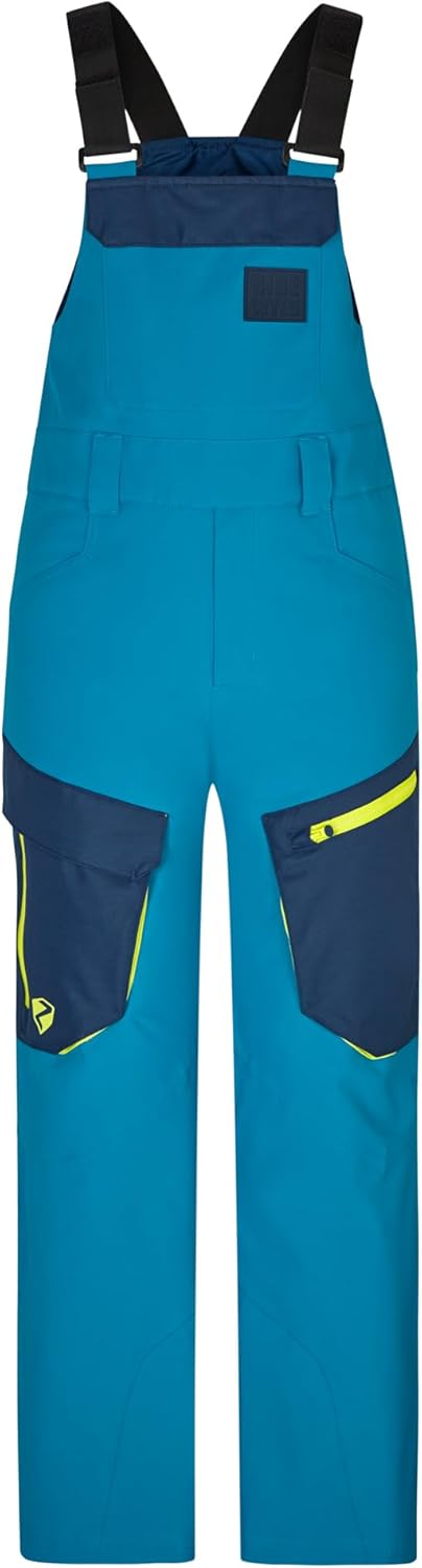Ziener Jungen Akando-bib Ski-Hose, Schnee-Hose | Träger, wasserdicht, warm (1er Pack) 164 teal cryst