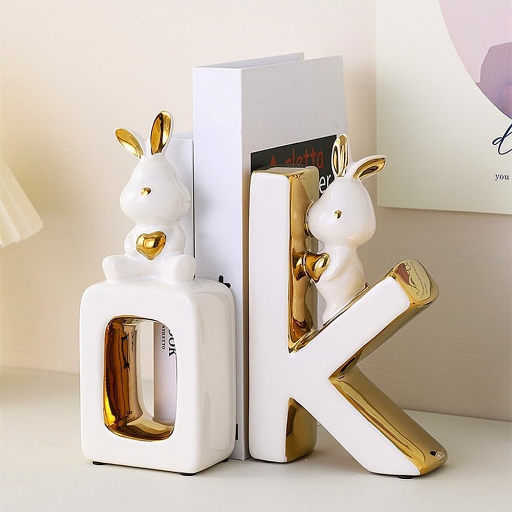 Dekorative Buchstützen, Buchstützen aus Keramik, Moderne Dekoration, dekorative ästhetische, geeigne