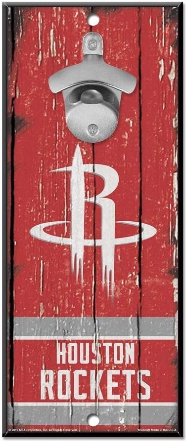 Wincraft Houston Rockets NBA Schild mit Flaschenöffner