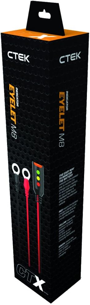 CTEK 56380 Komfort Indikator für den Einbau & Indicator Eyelet Für CTEK Batterieladegeräte der CT5 S