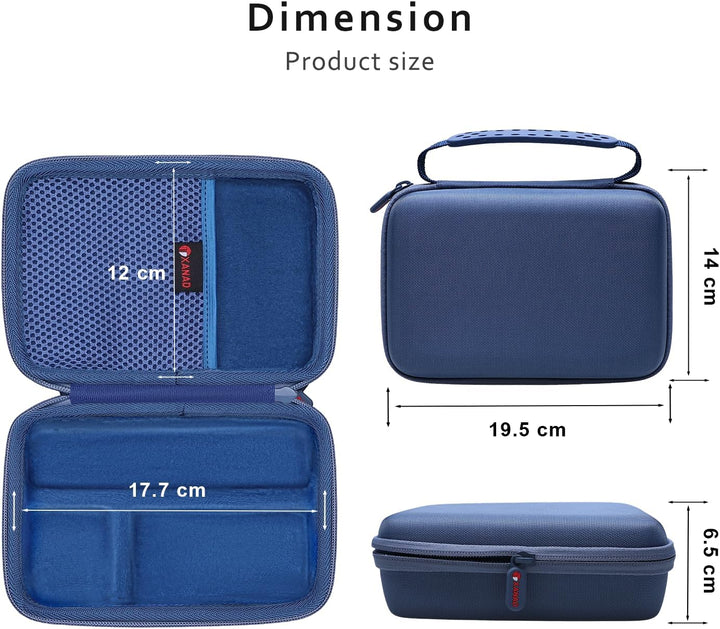 XANAD Eva Reisetasche für Sony ZV-1 ZV-1II 2 Kamera mit Vlogger Zubehör-Kit Stativ und Mikrofon - Re