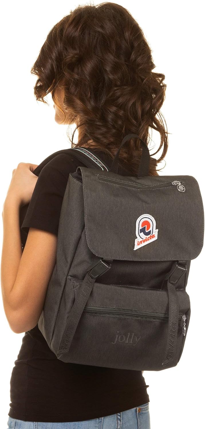 Invicta Rucksack, JOLLY SOLID S Tagesrucksack, Lässiger Daypack, Unisex, Für Büro, Ausflüge & Pendel