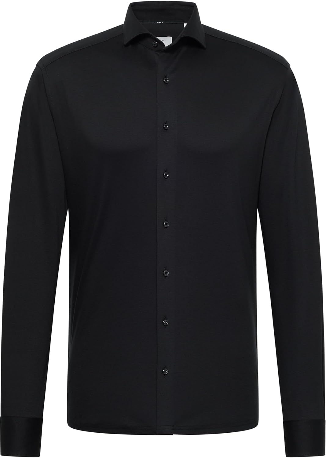 ETERNA Male Jersey Shirt MODERN FIT 39 Schwarz, 39 Schwarz