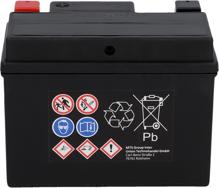 CARTEC Motorradbatterie YTX4L-BS, 4Ah, 120A, Gel Technologie Motorrad-Starter-Batterie, Erstausrüste