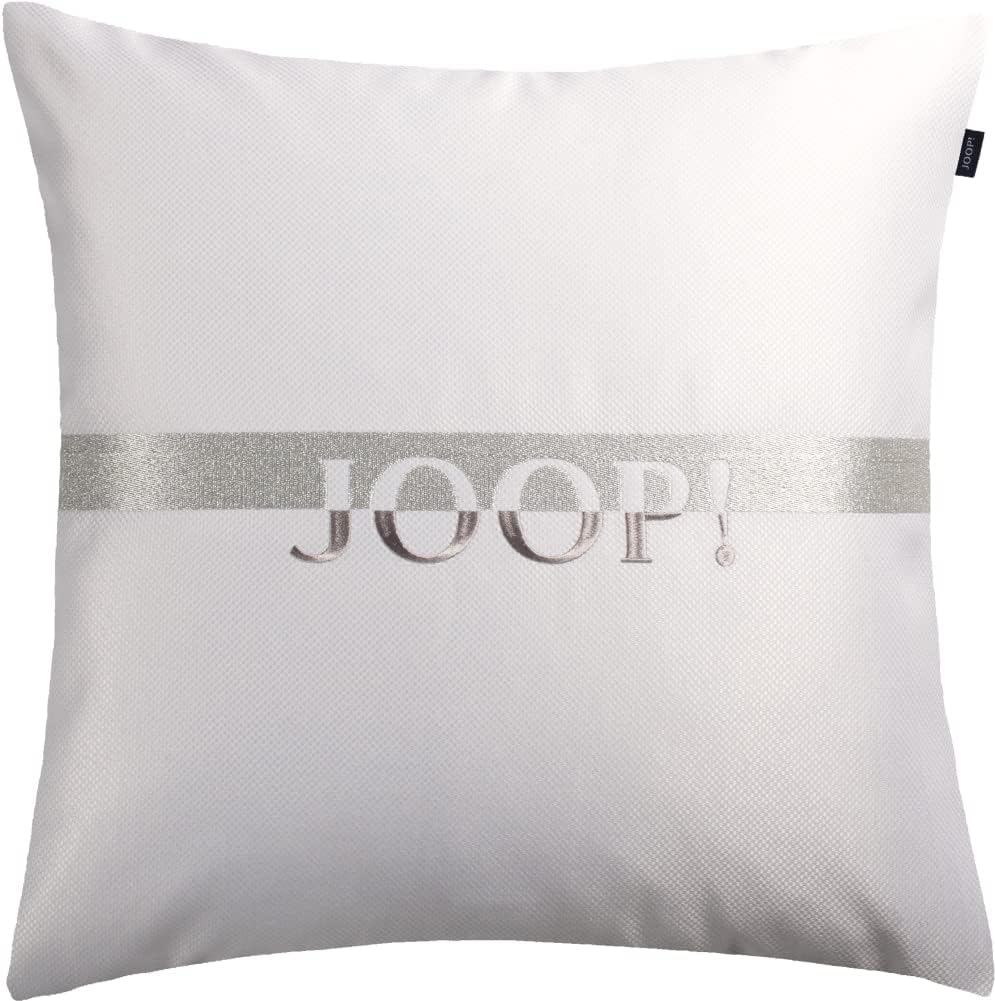 Joop! Living Label Zierkissenhülle ohne Füllung Farbe Silber Grösse 50-50 cm, 100% Polyester