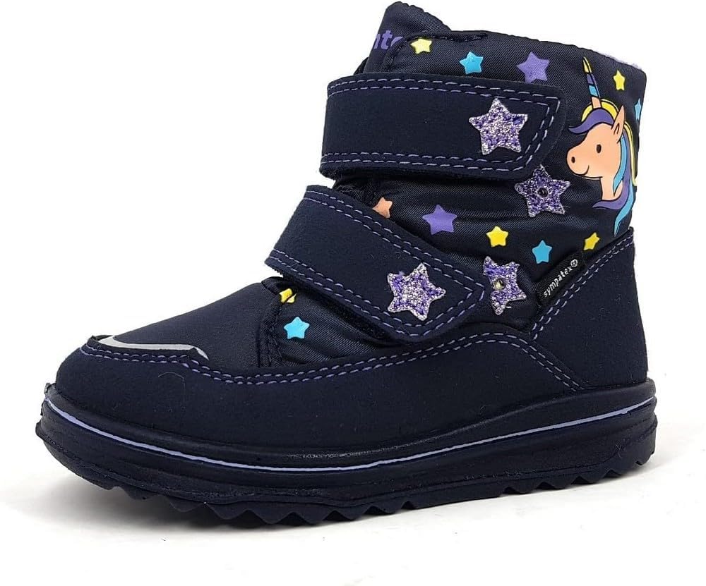 Richter Kinderschuhe Mädchen Winterstiefel Blau Freizeit 20 EU 7200 Ate, 20 EU 7200 Ate