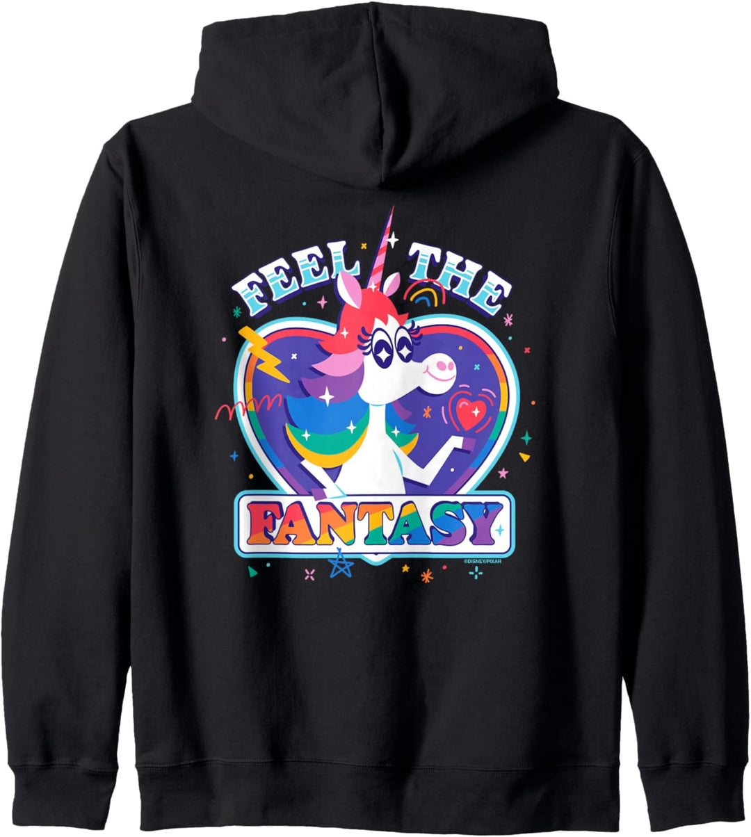 Disney & Pixar’s Inside Out Rainbow Unicorn Fantasy Pride Kapuzenjacke