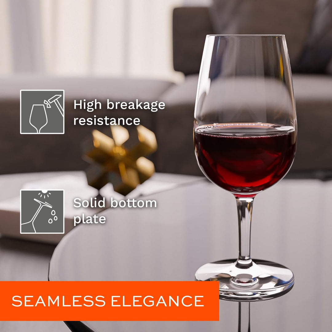 Stölzle Lausitz I.N.A.O. Tasting Gläser/Weingläser 6er Set/Weingläser Kristallglas/Kelch Weinglas/ho