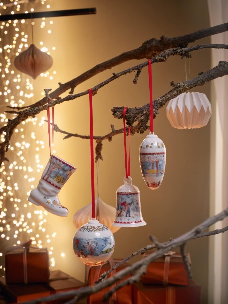 Hutschenreuther 02486-727412-28688 Sammelserie 2022 Set Glocke/Kugel Weihnachtsaben (1 Set)