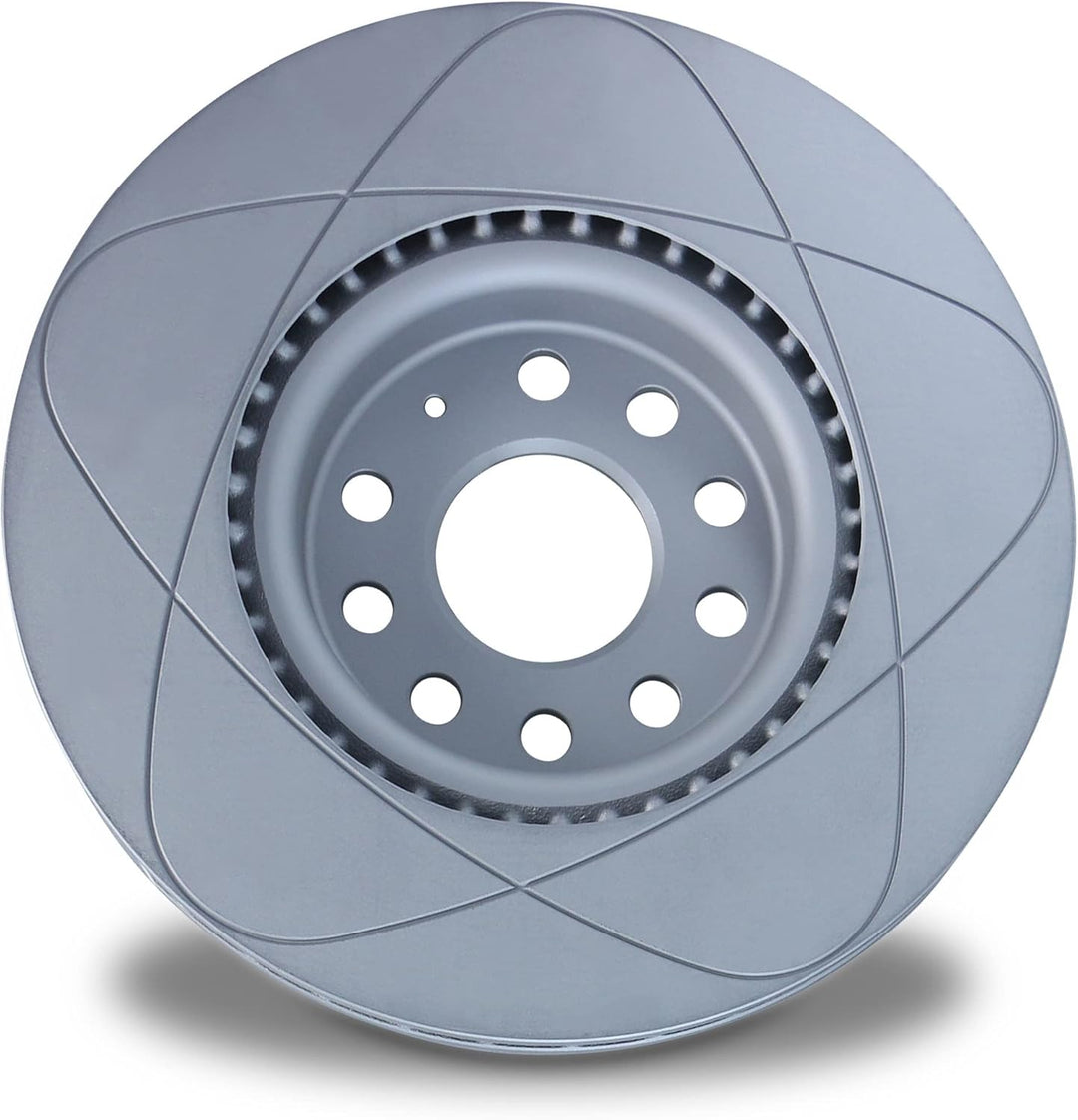 ATE Bremsenset Vorderachse inkl. Power Disc Bremsscheiben Vorne Ø 312 mm Belüftet und Bremsbeläge Vo