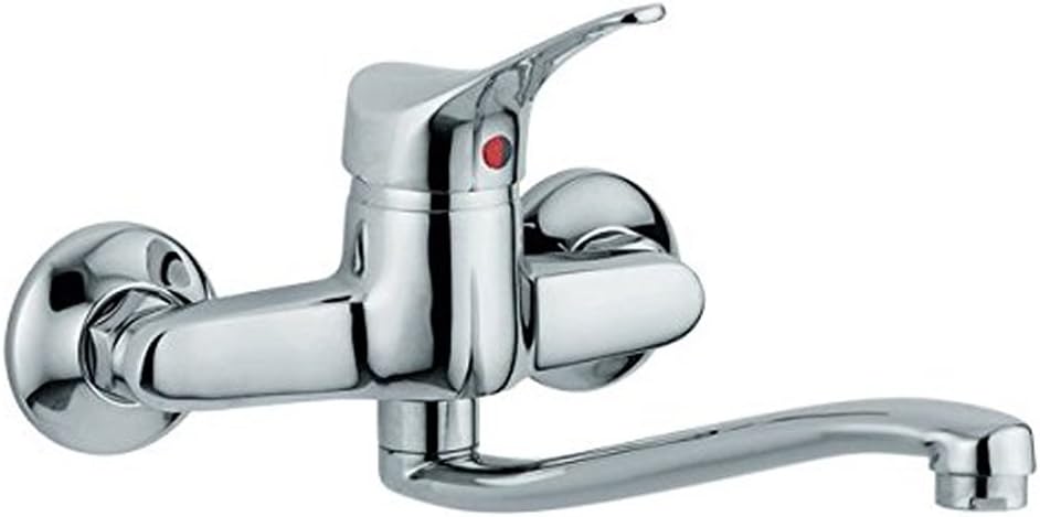 Ambrosiana sei14070000 Wasserhahn Einhebelmischer mit Auslauf, chrom