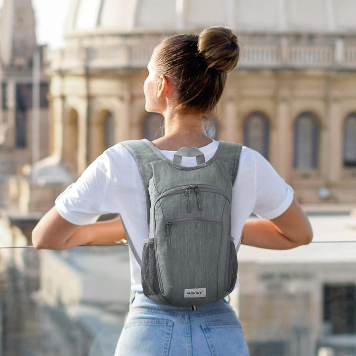 G4Free Kleiner Rucksack 10L Faltbarer Leichter Wanderrucksack Damen Herren Daypack für Outdoor Wande