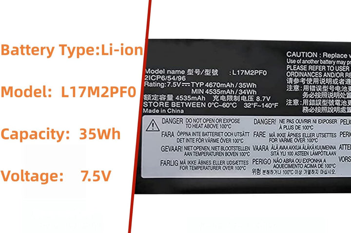 PUGASR L17M2PF0 L17L2PF0 Laptop Akku Kompatibel mit Lenovo IdeaPad 330 Touch-15ARR 330-15ARR 330-15I