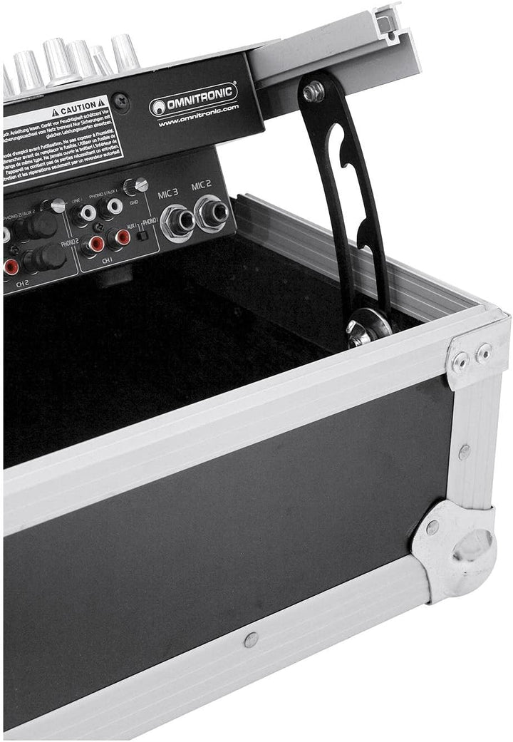 ROADINGER Mixer-Case Profi MCV-19, variabel, sw 8HE | Flightcase für 483-mm-Geräte (19")