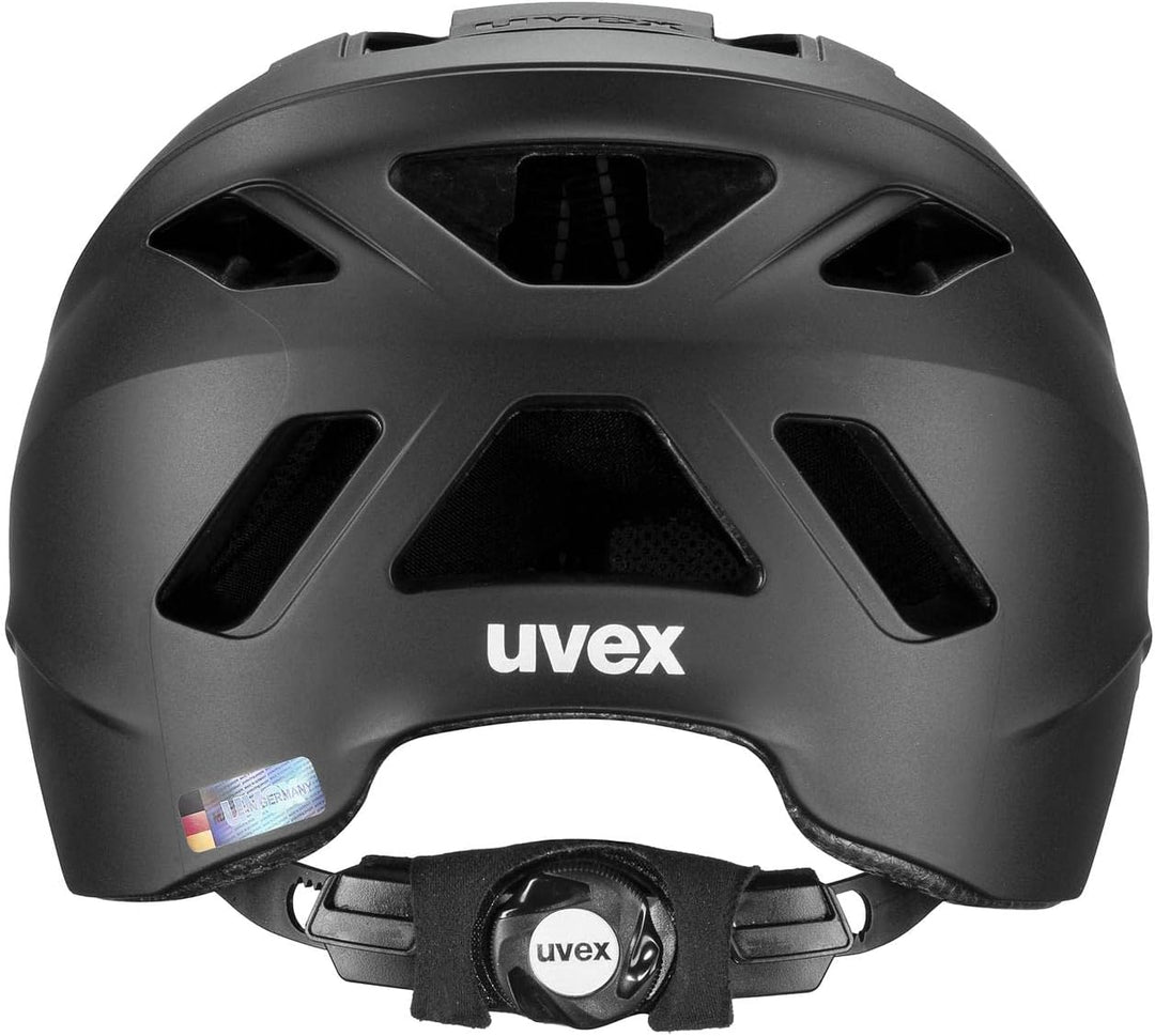 uvex urban Planet - nachhaltiger Fahrradhelm für Damen und Herren 54-58 cm Single black matt, 54-58