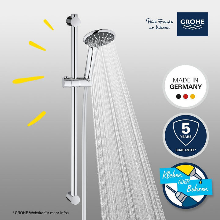 GROHE Vitalio Joy eco Brausegarnitur 1 Strahlart mit Dimmer 27326000, mit Dimmer