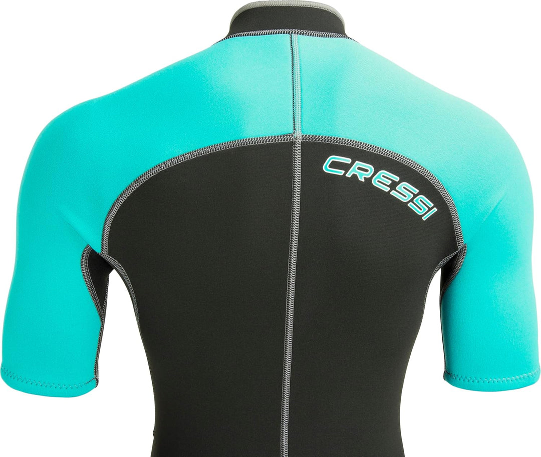 Cressi Lido Lady Shorty Wetsuit 2mm - Damen Neoprenanzug Shorty Neopren 2mm für alle Wassersportarte