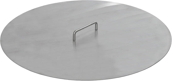 80 cm Deckel für Feuerschalen Feuertonnen Schwenkgrills aus 2,0 mm Stahl mit Griff -