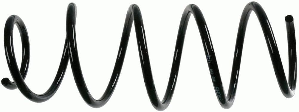 2x Original Sachs 998630 Fahrwerksfeder Vorderachse Kompatibel mit A-Klasse W169 A150 A170 A200 CDI