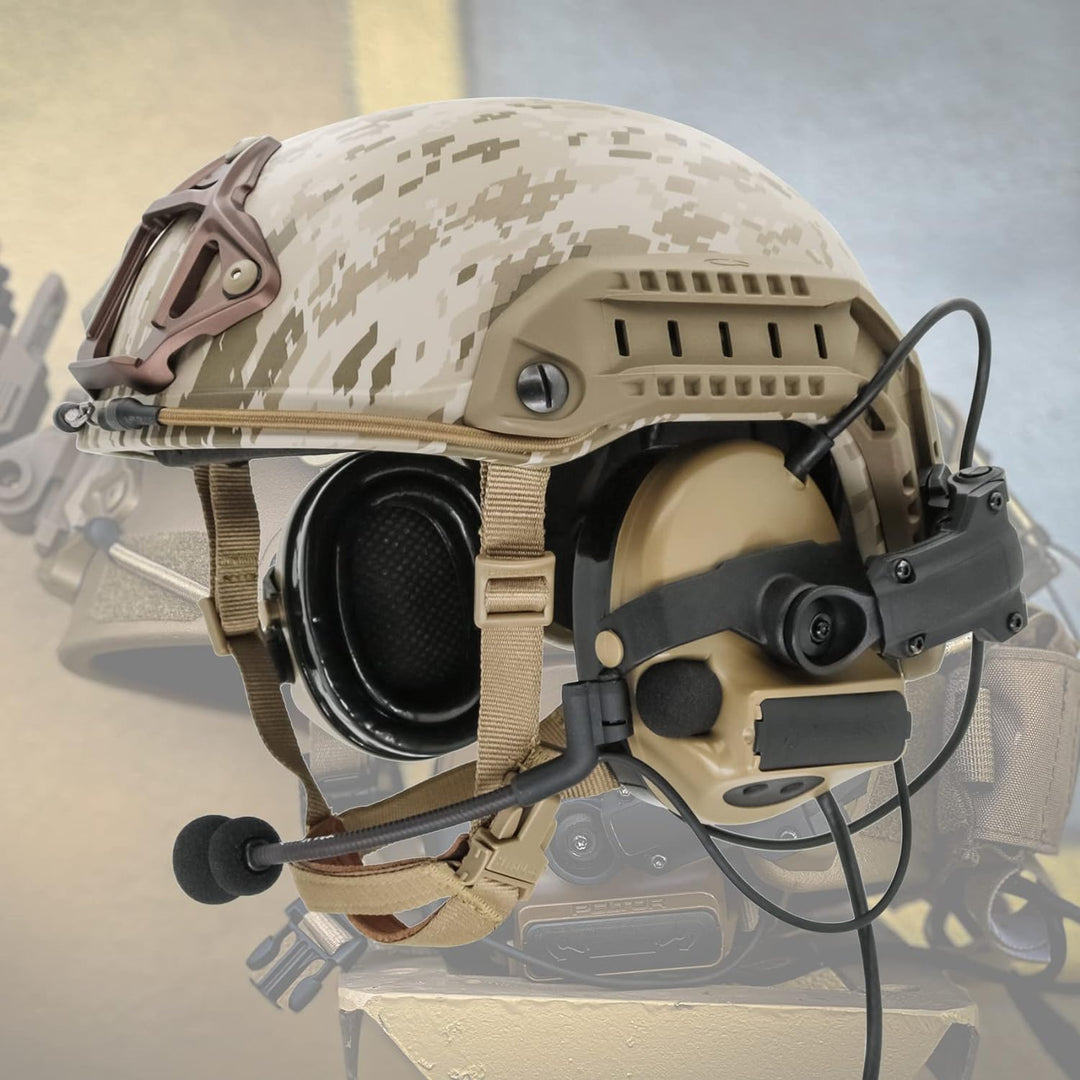 Hearangel ARC Rail Adapter Accessoires für Comta II Comta III Taktische Headsets (BK), BK