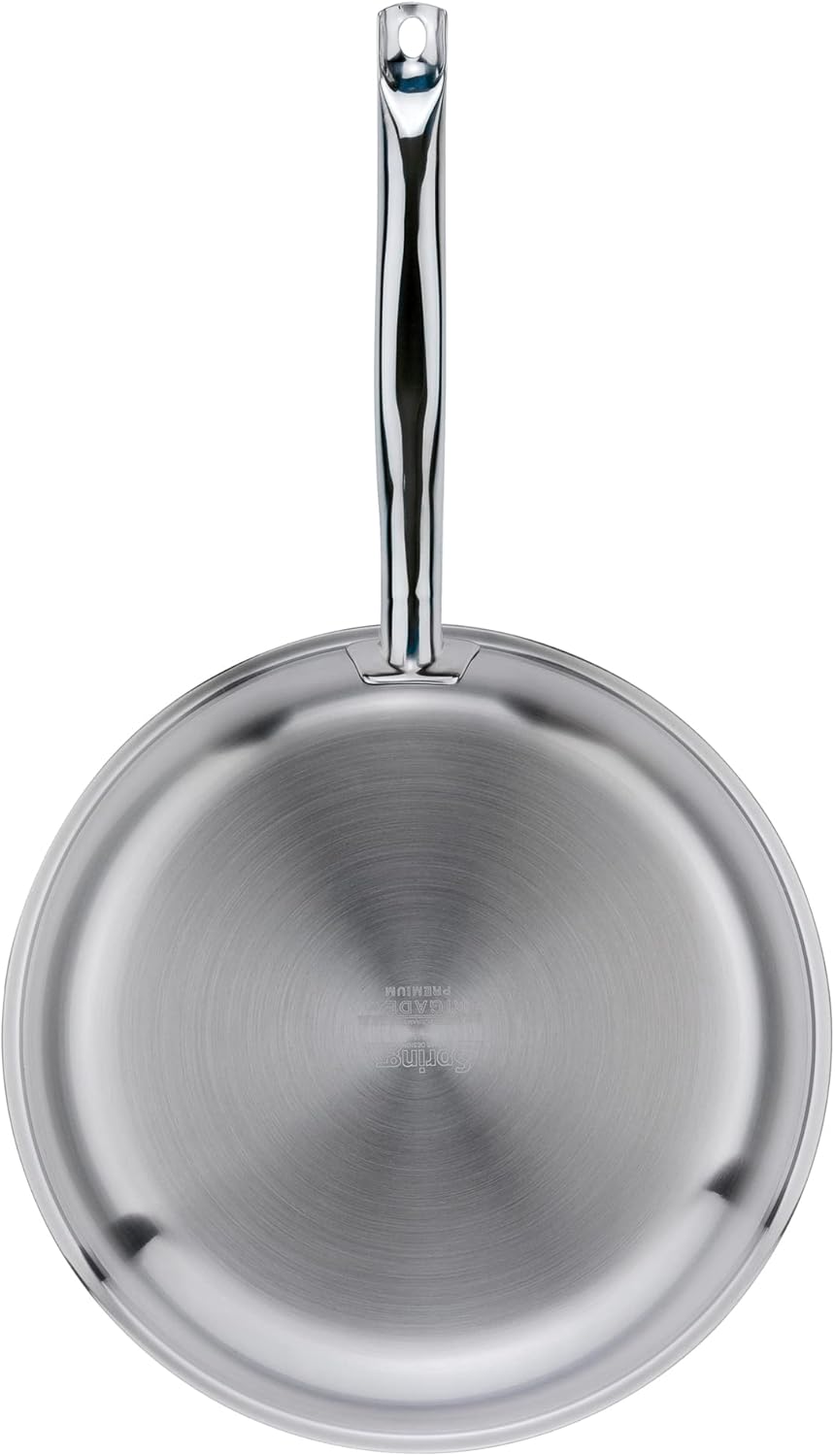 Spring Brigade Premium Bratpfanne , Ø 20 cm, Höhe: 3,4 cm , Edelstahl mit Aluminiumkern, für alle He