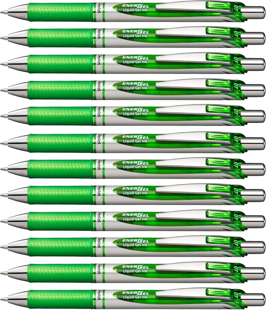 Pentel BL77-KX EnerGel Gel-Tintenroller mit Druckmechanik, 0,7 mm Kugeldurchmesser = 0,35 mm Strichs