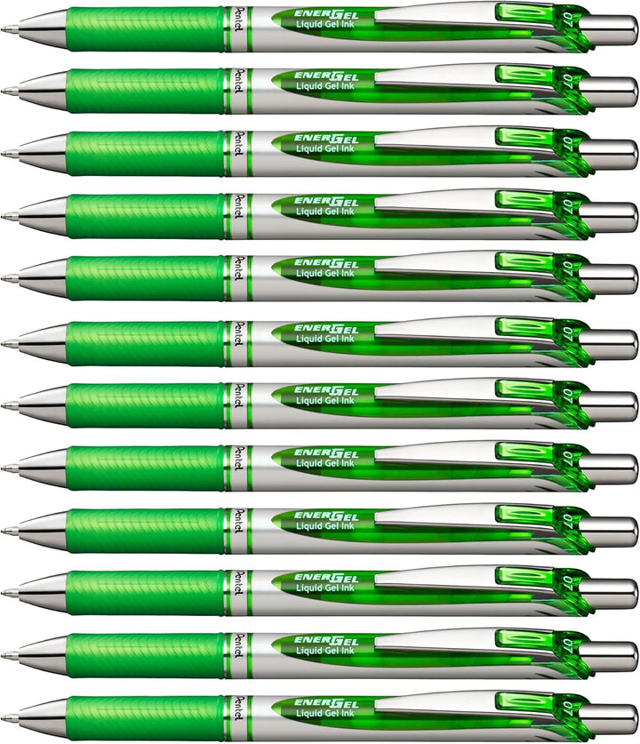 Pentel BL77-KX EnerGel Gel-Tintenroller mit Druckmechanik, 0,7 mm Kugeldurchmesser = 0,35 mm Strichs