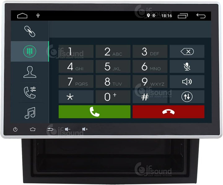 Costum fit Autoradio für Ducato 250 Android GPS Bluetooth WiFi Dab USB Full HD Touchscreen Display 1