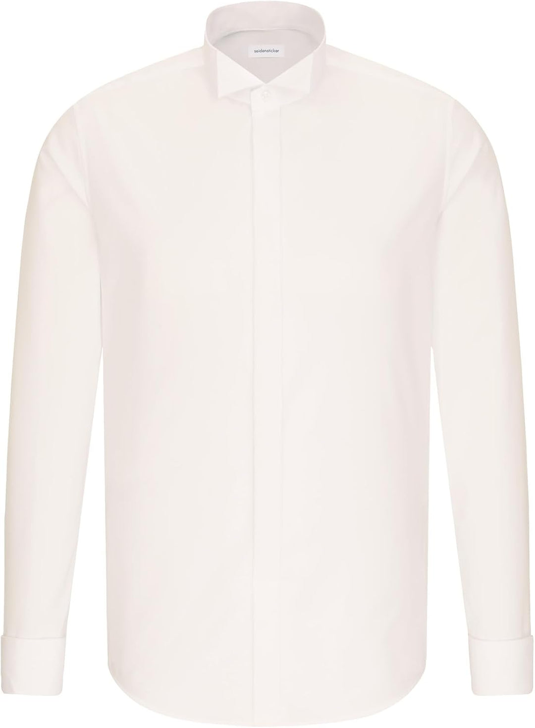 Seidensticker Herren Shaped Bügelfrei Kläppchen Kragen Langarm Umschlagmanschette Businesshemd 43 We