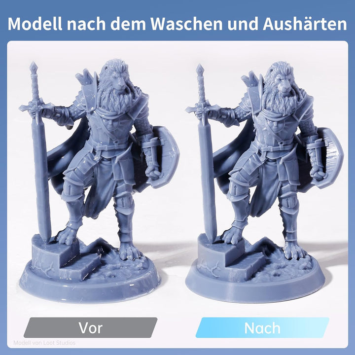 ANYCUBIC Wash and Cure 3 Plus für LCD/SLA/DLP Resin 3D Drucker, Dual-Layer-Design und IPA-Einsparung