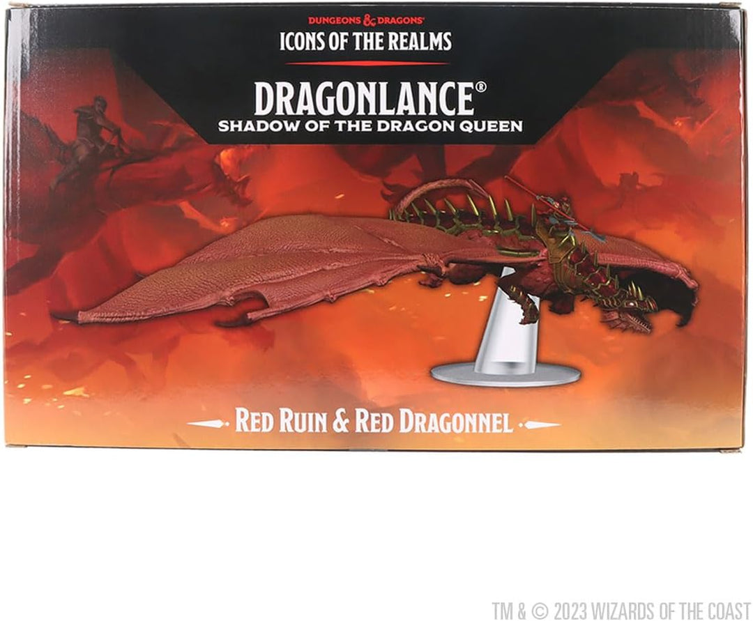 WizKids D&D Icons of the Realms: Dragonlance – Rote Ruine & Roter Dragonnel (Set 25) Dungeons and Dr